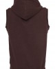 Мъжки суичър в тъмночервено Urban Classics Melange Sleeveless Ziphoody, Urban Classics, Суичъри - Complex.bg