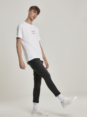 Мъжка тениска Mister Tee Cozy в бял цвят