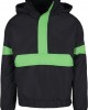 Мъжко яке в черно от Urban Classics Neon Mix Pull Over Jacket, Urban Classics, Якета Пролет / Есен - Complex.bg