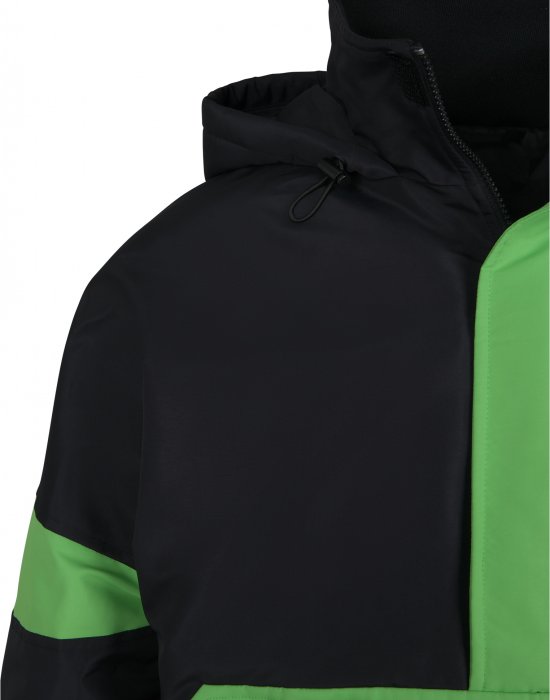 Мъжко яке в черно от Urban Classics Neon Mix Pull Over Jacket, Urban Classics, Якета Пролет / Есен - Complex.bg