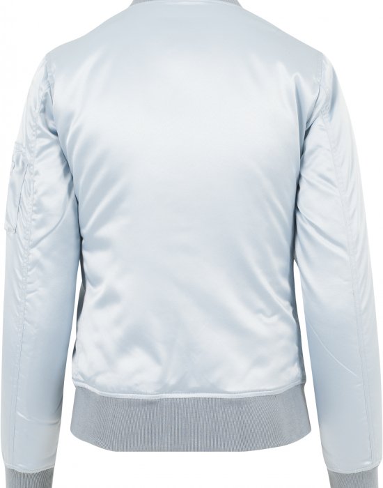 Дамско яке в светлосиньо от Urban Classics Ladies Satin Bomber, Urban Classics, Якета - Complex.bg