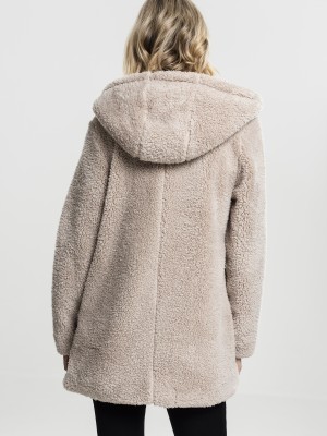 Дамско яке в пясъчен цвят от Urban Classics Ladies Sherpa Дамско яке в пясъчен цвят от Urban Classics Ladies Sherpa