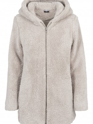 Дамско яке в пясъчен цвят от Urban Classics Ladies Sherpa Дамско яке в пясъчен цвят от Urban Classics Ladies Sherpa
