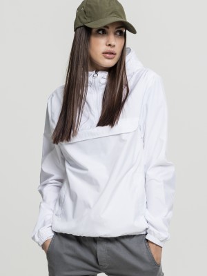 Дамско яке в бяло от Urban Classics Ladies Basic Pull Over 