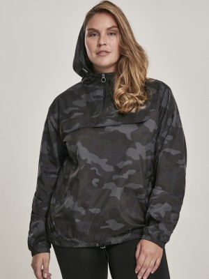 Дамско яке в камуфлажен цвят от Urban Classics Ladies Camo Pull Over   Дамско яке в камуфлажен цвят от Urban Classics Ladies Camo Pull Over