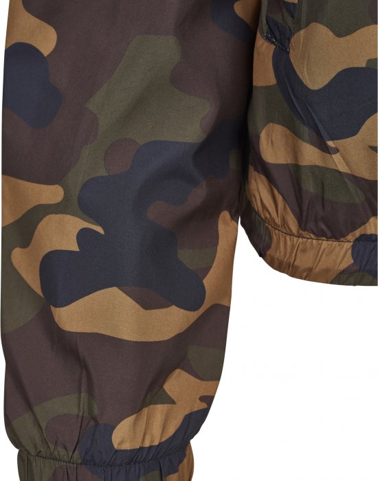 Дамско яке в кафяв камуфлаж от Urban Classics Ladies Camo Pull Over, Urban Classics, Якета - Complex.bg