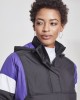 Дамско яке в черно и виолетово от Urban Classics Ladies 3-Tone Padded Pull Over, Urban Classics, Якета - Complex.bg