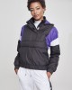 Дамско яке в черно и виолетово от Urban Classics Ladies 3-Tone Padded Pull Over, Urban Classics, Якета - Complex.bg