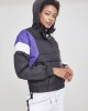 Дамско яке в черно и виолетово от Urban Classics Ladies 3-Tone Padded Pull Over, Urban Classics, Якета - Complex.bg