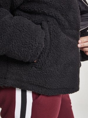 Дамско яке в черно от Urban Classics Ladies Boxy Sherpa Puffer Дамско яке в черно от Urban Classics Ladies Boxy Sherpa Puffer