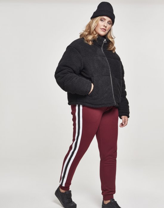 Дамско яке в черно от Urban Classics Ladies Boxy Sherpa Puffer, Urban Classics, Якета - Complex.bg