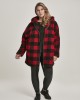 Дамско яке в от Urban Classics Ladies Hooded Oversized Check Sherpa, Urban Classics, Якета - Complex.bg