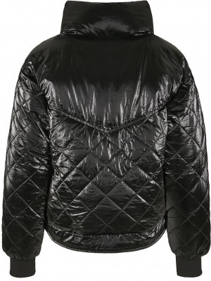Дамско яке в черно от Urban Classics Ladies Vanish Oversized Diamond Quilt