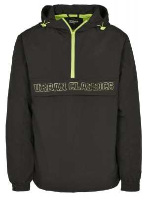 Мъжко яке в черно от Urban Classics Contrast Pull Over 