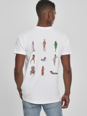 Мъжка бяла тениска Mister Tee Bad Gyal