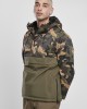 Мъжко яке в цвят маслина и камуфлаж от Urban Classics Camo Mix Pull Over, Urban Classics, Зимни якета - Complex.bg