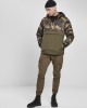 Мъжко яке в цвят маслина и камуфлаж от Urban Classics Camo Mix Pull Over, Urban Classics, Зимни якета - Complex.bg