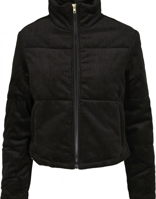 Дамско яке в черно от Urban Classics Ladies Corduroy Puffer, Urban Classics, Якета - Complex.bg