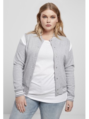 Дамско яке в сиво от Urban Classics Ladies Organic Inset College Sweat 