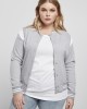 Дамско яке в сиво от Urban Classics Ladies Organic Inset College Sweat, Urban Classics, Якета - Complex.bg