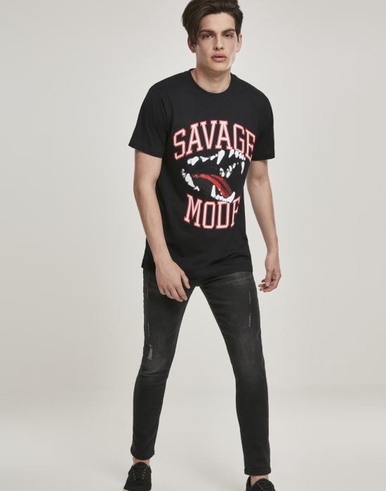Мъжка тениска Mister Tee Savage Mode в черен цвят, Mister Tee, Тениски - Complex.bg