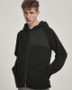 Мъжко яке в черно от Urban Classics Hooded Sherpa Zip, Urban Classics, Зимни якета - Complex.bg