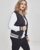 Дамско яке в черно и бяло от Urban Classics Ladies 2-tone College Sweatjacket, Urban Classics, Якета - Complex.bg