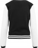 Дамско яке в черно и бяло от Urban Classics Ladies 2-tone College Sweatjacket, Urban Classics, Якета - Complex.bg