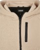 Мъжко яке в пясъчен цвят от Urban Classics Hooded Sherpa Zip, Urban Classics, Зимни якета - Complex.bg