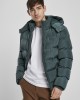 Мъжко яке в тъмнозелено от Urban Classics Hooded Puffer, Urban Classics, Зимни якета - Complex.bg