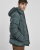 Мъжко яке в тъмнозелено от Urban Classics Hooded Puffer, Urban Classics, Зимни якета - Complex.bg