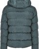 Мъжко яке в тъмнозелено от Urban Classics Hooded Puffer, Urban Classics, Зимни якета - Complex.bg