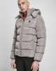 Мъжко яке в сиво от Urban Classics Hooded Puffer, Urban Classics, Зимни якета - Complex.bg