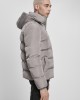 Мъжко яке в сиво от Urban Classics Hooded Puffer, Urban Classics, Зимни якета - Complex.bg