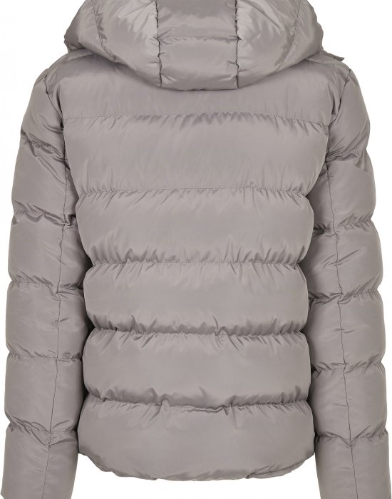 Мъжко яке в сиво от Urban Classics Hooded Puffer, Urban Classics, Зимни якета - Complex.bg