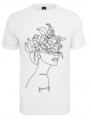 Дамска тениска в бяло Mister Tee  Ladies One Line Fruit 