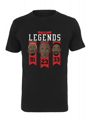Мъжка тениска в черно Mister Tee True Legends 