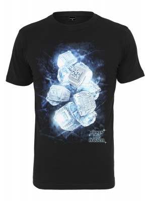 Мъжка тениска в черно Mister Tee Ice Rings