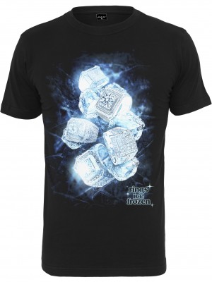 Мъжка тениска в черно Mister Tee Ice Rings