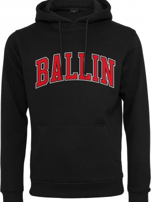  Мъжки суичър в черно Mister Tee Ballin 23 Hoody 