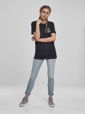 Дамска черна тениска Mister Tee Exhale