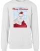 Дамска бяла блуза Mister Tee Merry Christmas Cat, Mister Tee, Блузи - Complex.bg