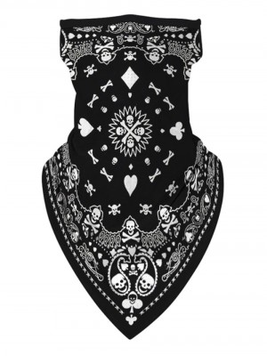 Бандана нов дизайн HoodStyle Bandana Bestseller Design Bone-Skulls черна