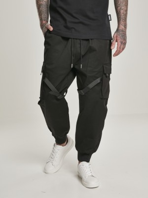 Мъжки черен карго панталон Urban Classics Tactical Trouser
