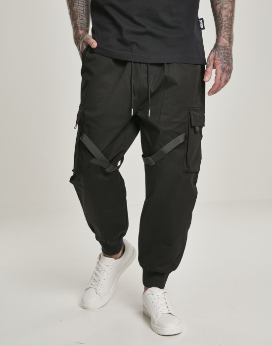 Мъжки черен карго панталон Urban Classics Tactical Trouser, Urban Classics, Панталони - Complex.bg