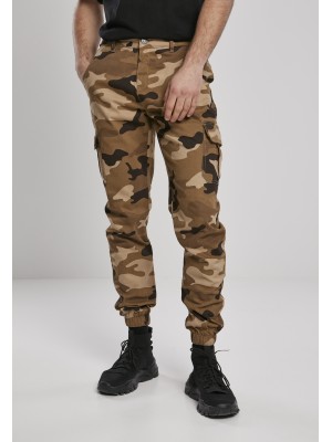 Мъжки панталон в кафяв камуфлаж Urban Classics  darkground camo