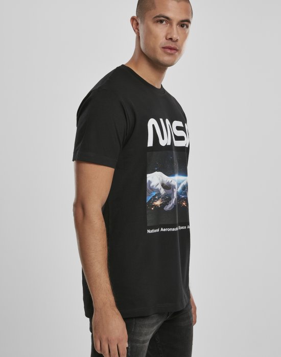 Мъжка черна тениска Mister Tee NASA Astronaut Hands, Mister Tee, Тениски - Complex.bg