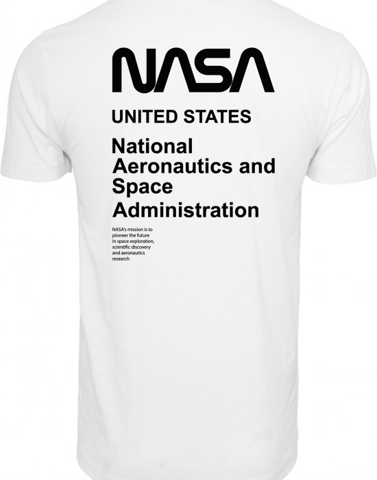 Мъжка бяла тениска Mister Tee NASA Moon Landing, Mister Tee, Тениски - Complex.bg