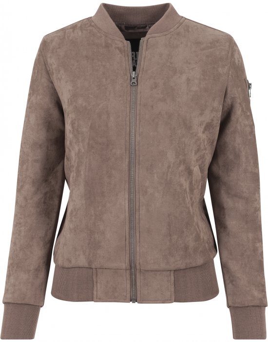 Дамско яке в бежово от Urban Classics Ladies Imitation Suede Bomber, Urban Classics, Жени - Complex.bg