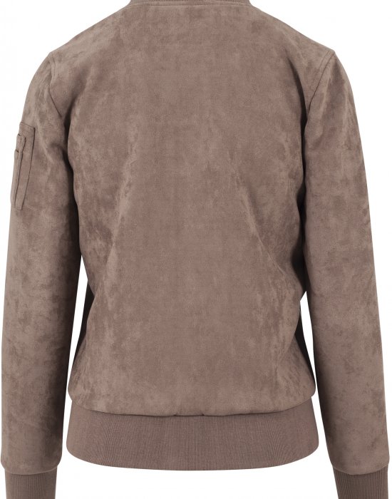 Дамско яке в бежово от Urban Classics Ladies Imitation Suede Bomber, Urban Classics, Жени - Complex.bg